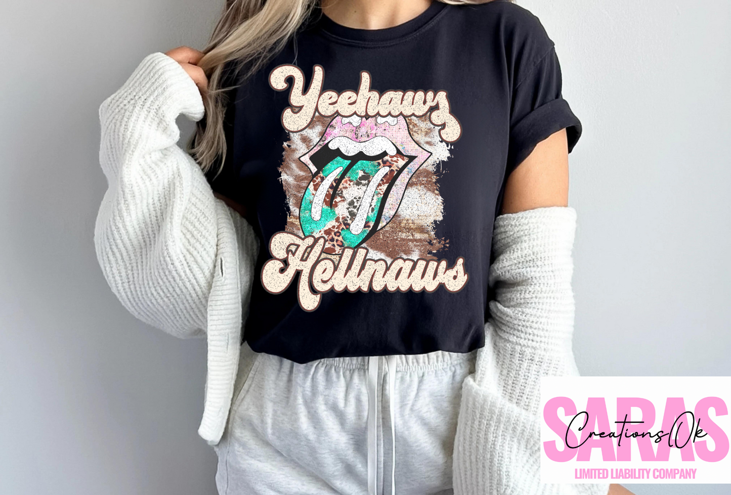 Yeehaws Hellnaws Adult Shirt