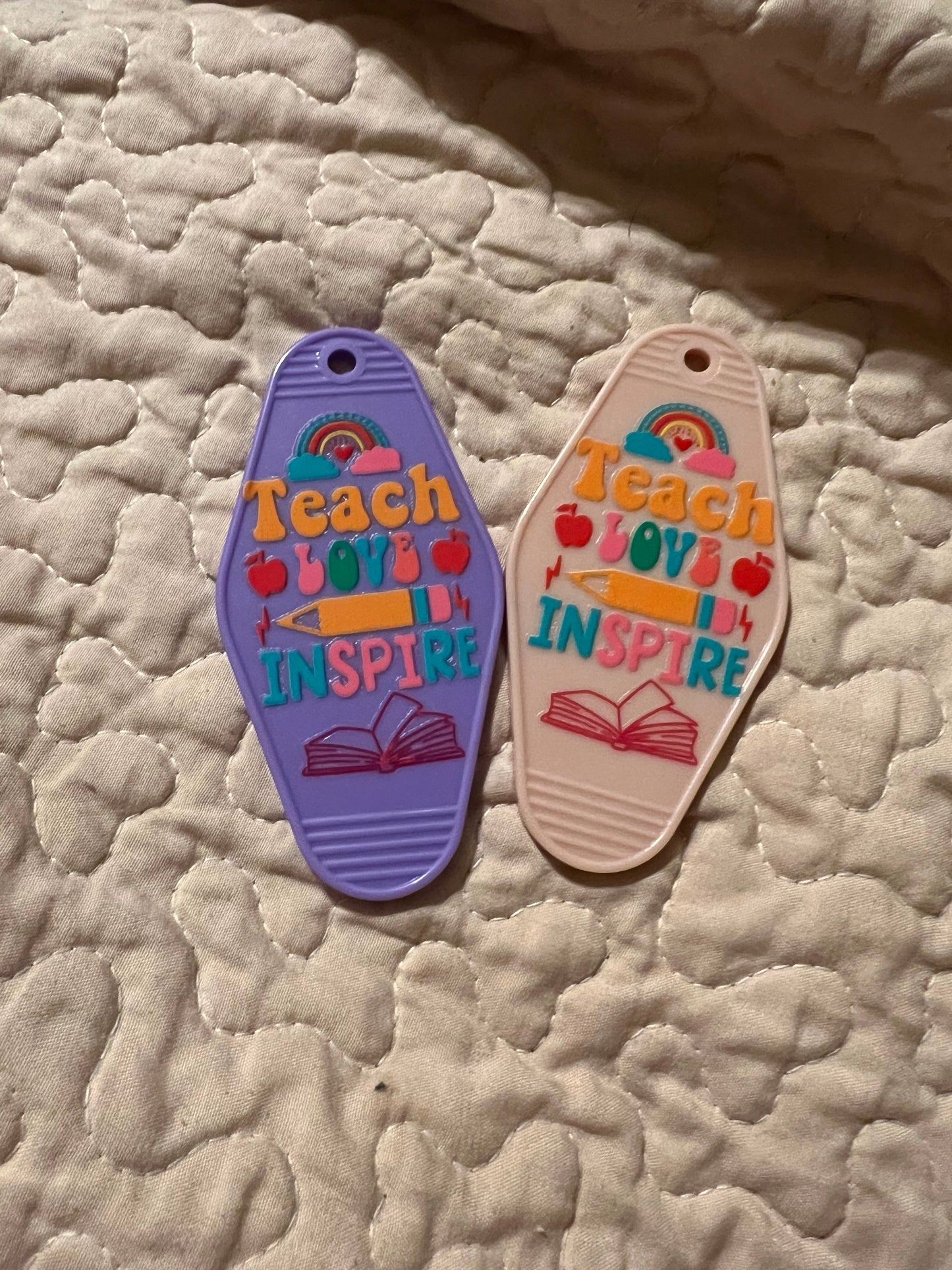 Teach Love Inspire Keychain