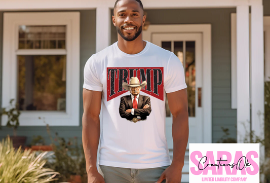 TRUMP RED/BLACK COWBOY Shirt