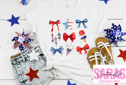 Fourth Of July Collage Adult Tshirt