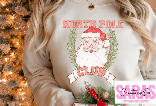 North Pole Club Distressed Shirt