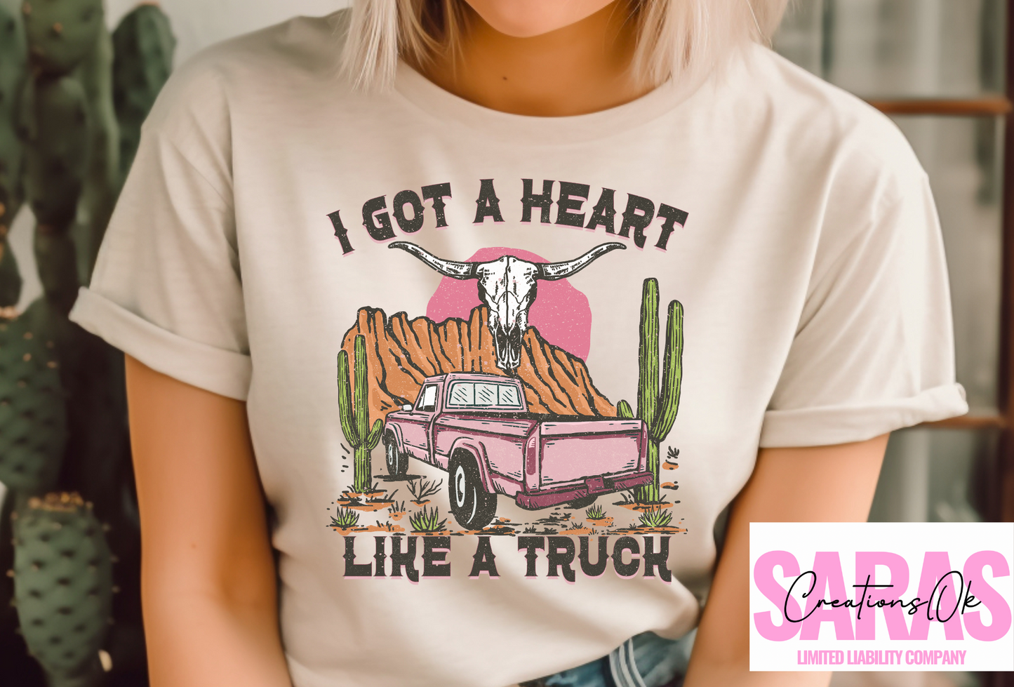 Got A Heart Like a Truck Adult Shirt