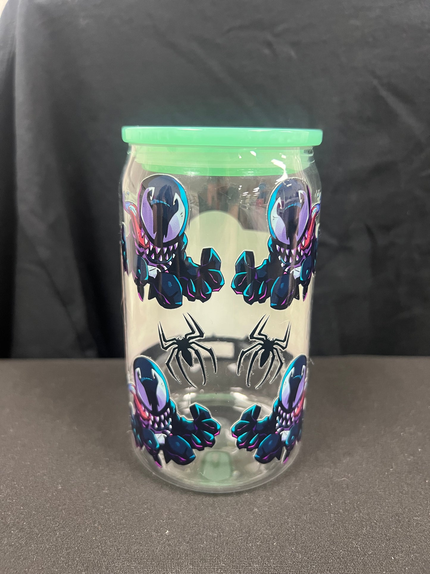 Marvel Venom Plastic Cup w/ Green Lid RTS