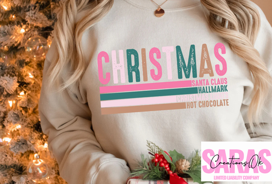 Christmas Line List Shirt