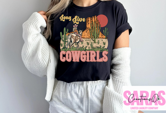 Long Live Cowgirls Adult Shirt