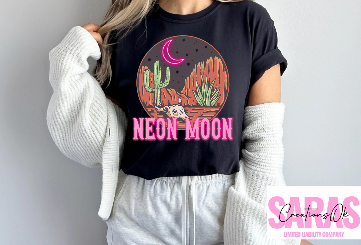 Neon Moon Adult Shirt