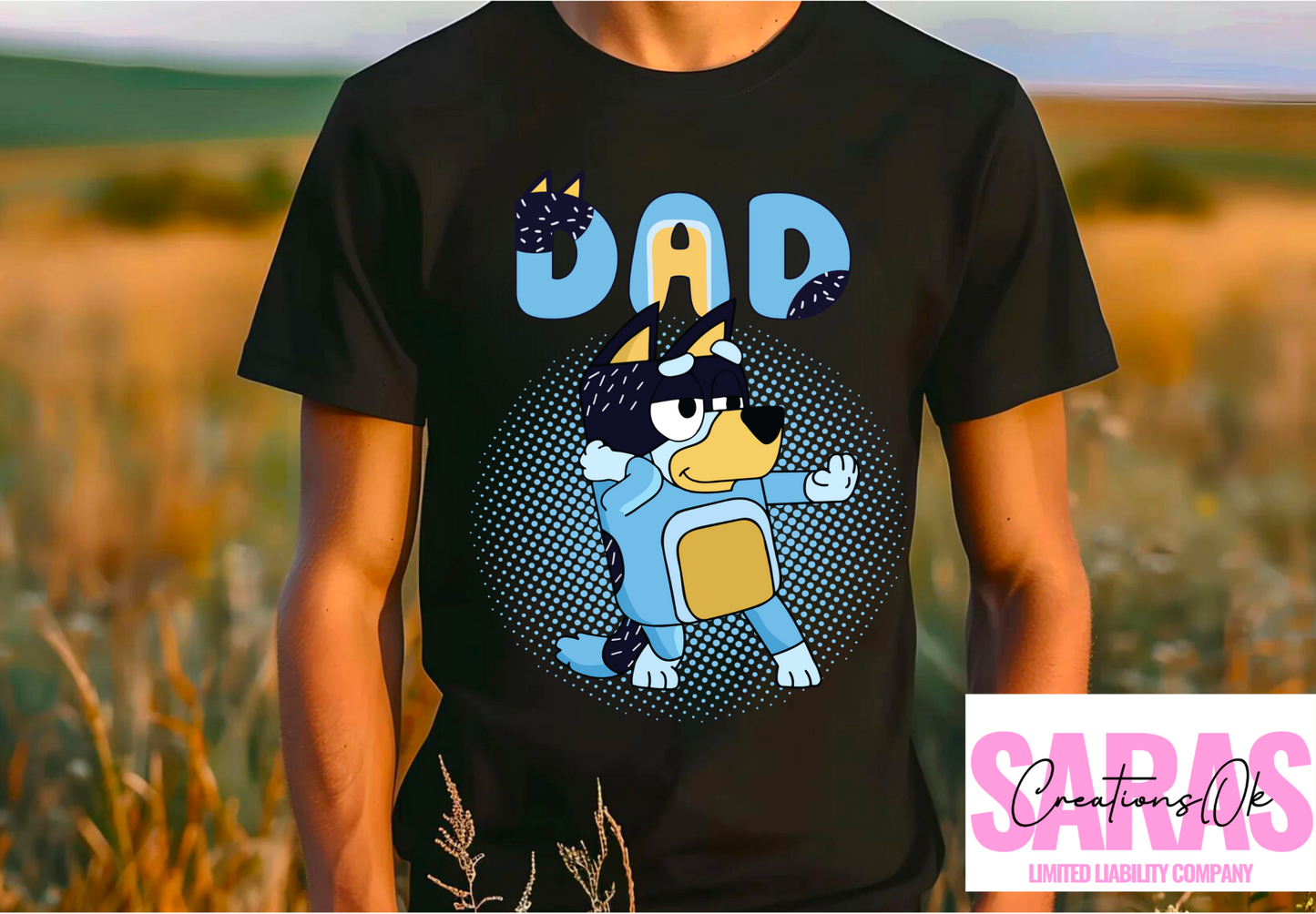 Dad Bluey Dog Shirt 4
